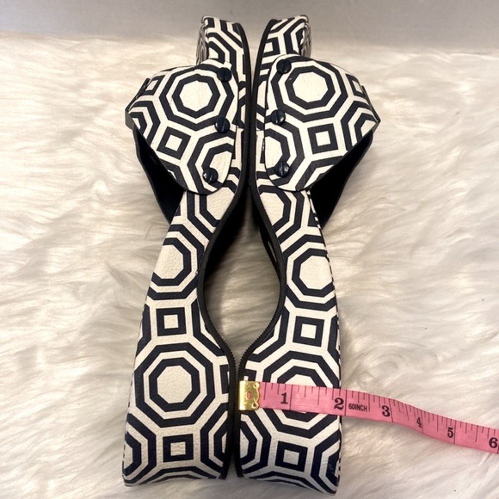 Tory Burch Noah Navy Leather Slides Size 7 1/2 - Picture 12 of 16